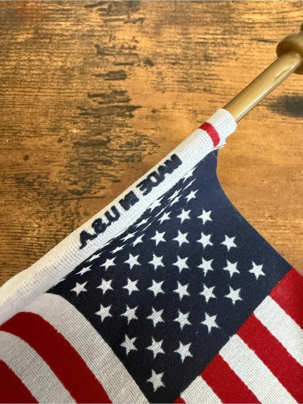 American Flag Handheld Party Flag - Red, White & Blue